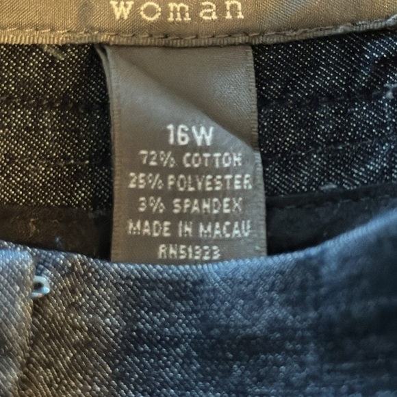 Josephine Chaus Woman Jeans Trousers Sz 16 straight leg pants - Picture 6 of 7